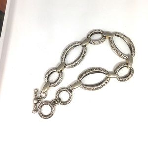 Brighton retired reversible oval link bracelet